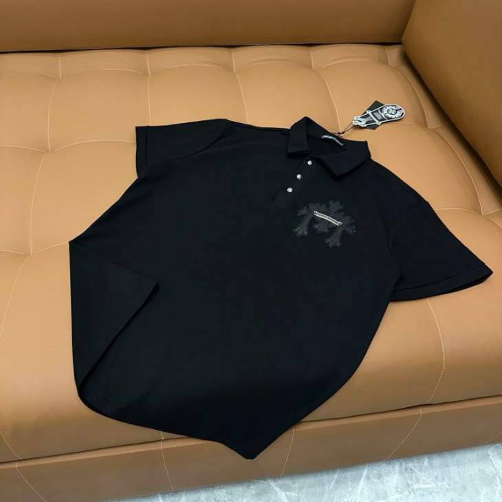 Picture of Chrome Hearts Polo Shirts Short _SKUChromeHeartsM-2XLzztr1528648